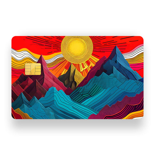 Abstractive Hills Debit Card Skin