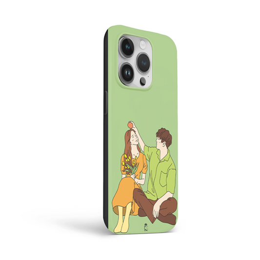 Joyful Couple Flexible Soft Silicone Case