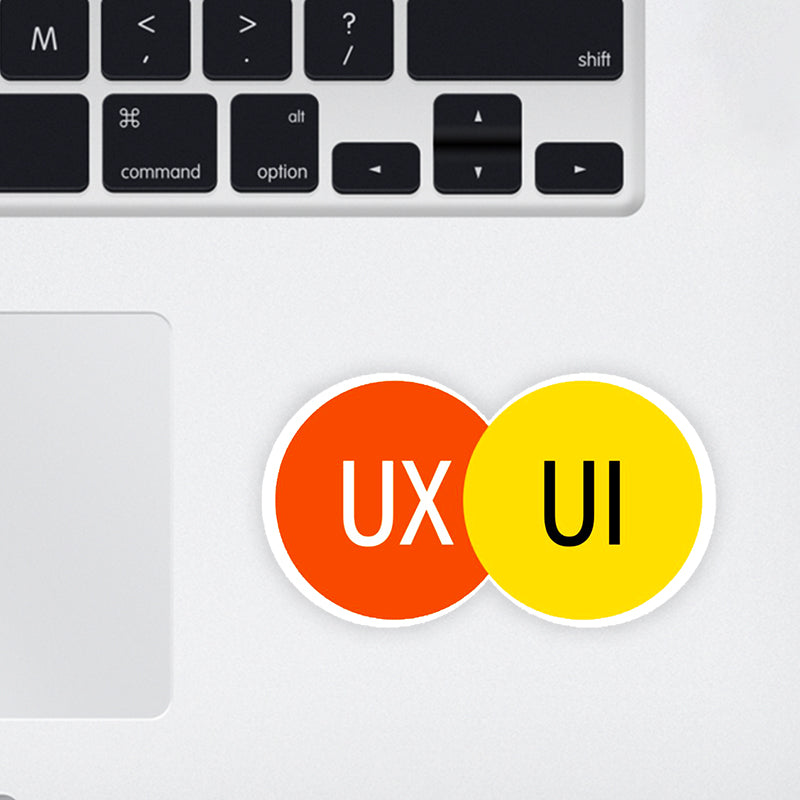 UX & UI Designer Laptop Sticker
