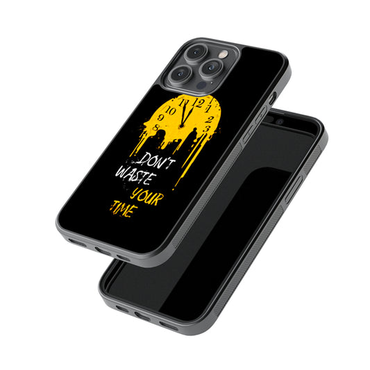 Don't Waste Your Time Glossy Metal Case