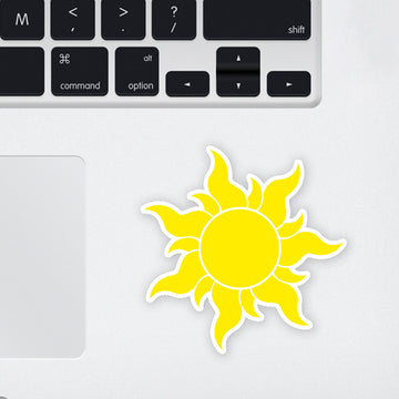 Yellove Sun Laptop Sticker