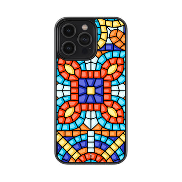 Anatolian Sky Mosaic Glossy Metal Case