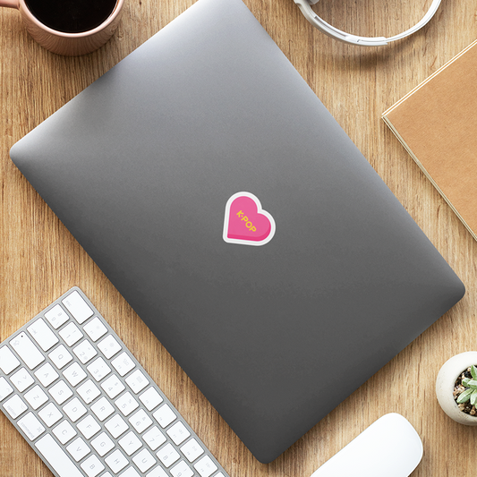 K- Pop Lovers Laptop Sticker