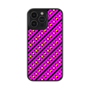 Rose Windows Pattern Glossy Metal Case