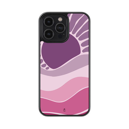 Violet Scape Glossy Metal Case