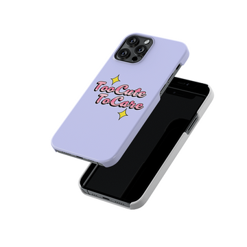 Too cute to care Slim Hard Case