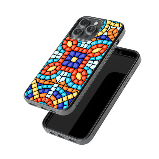 Anatolian Sky Mosaic Glossy Metal Case