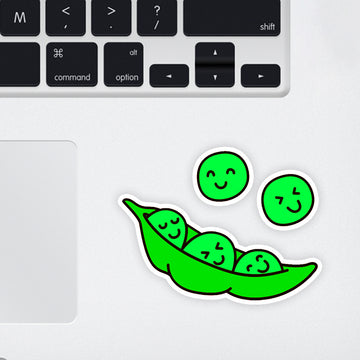 Baby Peas Laptop Sticker