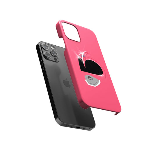 Pink Mighty Morphin Power Ranger Slim Hard Case
