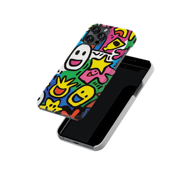 Mini Doodles Abstract Slim Hard Case