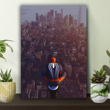 Spiderman Top of the City Poster