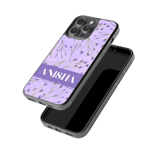 Customise Your Purple Floral Phone Case