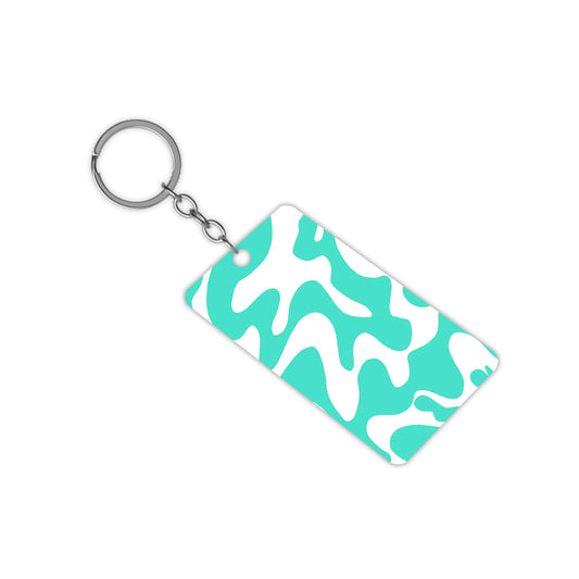 Blue Waves Keychain
