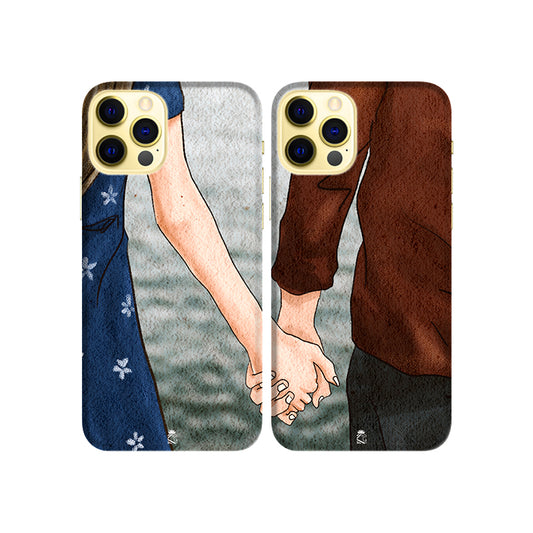 Forever In Your Hands Slim Hard Couple Phone Case