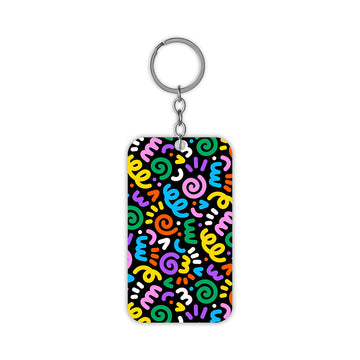 Party Poppers Keychain