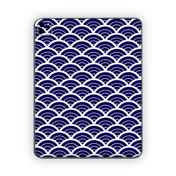 Blue Semi Arcs Ipad Skin