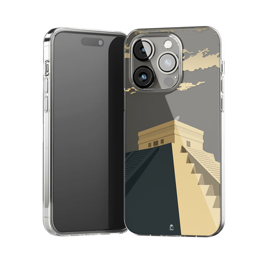Mayan Temple Clear Silicone Case