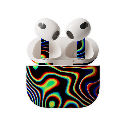 Chrome Wave Earbuds Skin