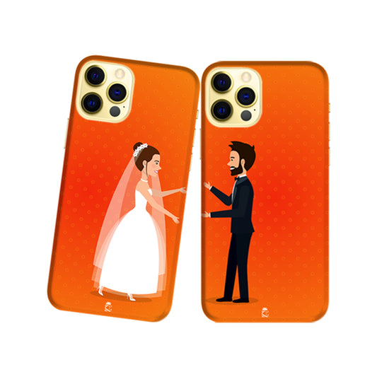 Be My valentine Forever Slim Hard Couple Phone Case