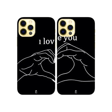 Art of Love Slim Hard Couple Phone Case