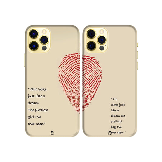 Praising of Love Slim Hard Couple Phone Case