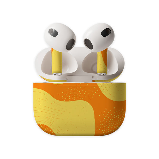 Orange Radiance Earbuds Skin