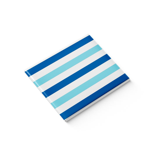 Blue Linear Lines Fridge Magnet