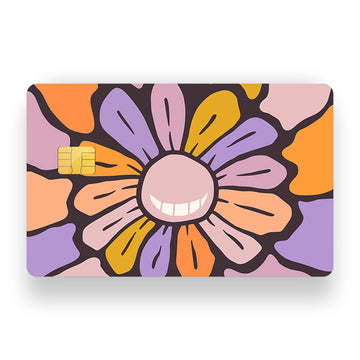 Purple Flower Debit Card Skin