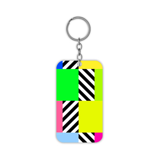 Abstractive Art Keychain