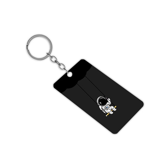 Alone Astronaut Keychain