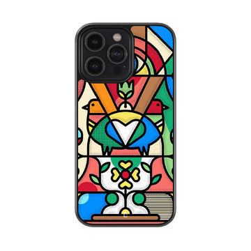 Glass Painting Glossy Metal Case
