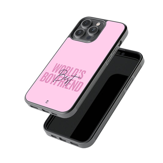Worlds Best Boyfriend Glossy Metal Case