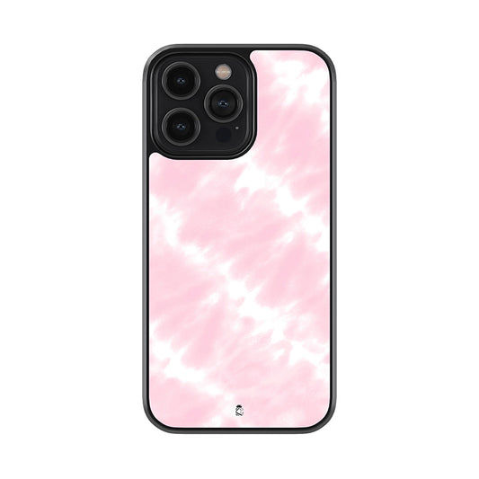 Pale Pink Tie & Dye Glossy Metal Case