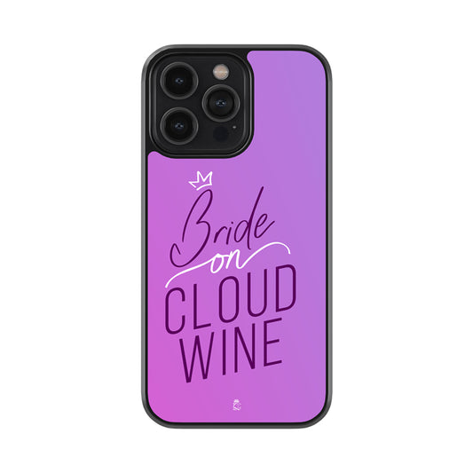 Bride on Cloud Wine Glossy Metal Case