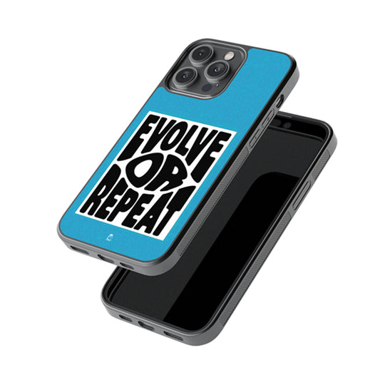 Evolve Or Repeat Glossy Metal Case