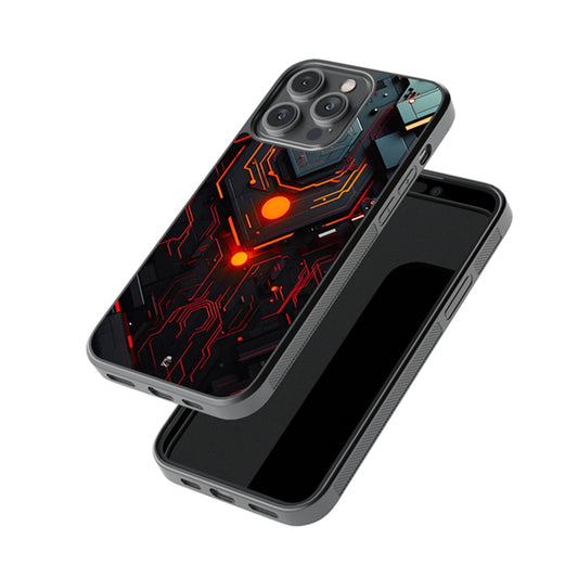 Inner Circuit Glossy Metal Case
