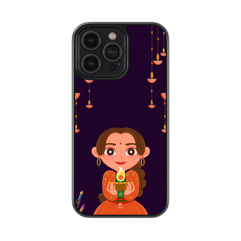 Cute Deepam Glossy Metal Case