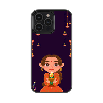 Cute Deepam Glossy Metal Case