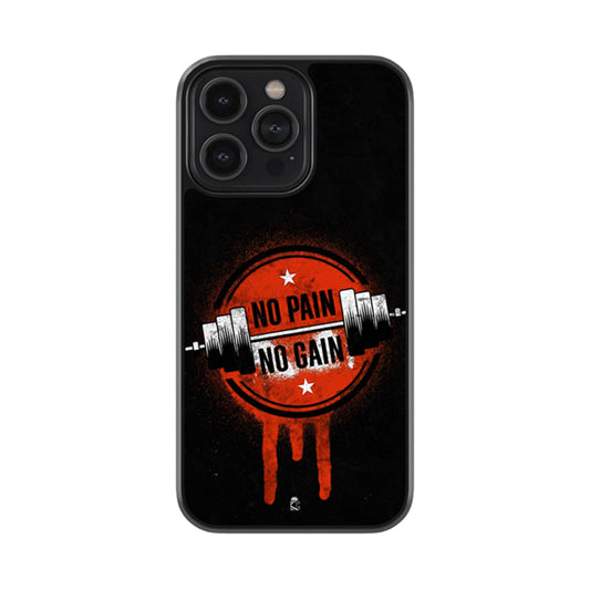 No Pain No Gain Glossy Metal Case