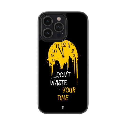Don't Waste Your Time Glossy Metal Case