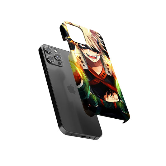 Laughing katsuki bakugo Slim Hard Case