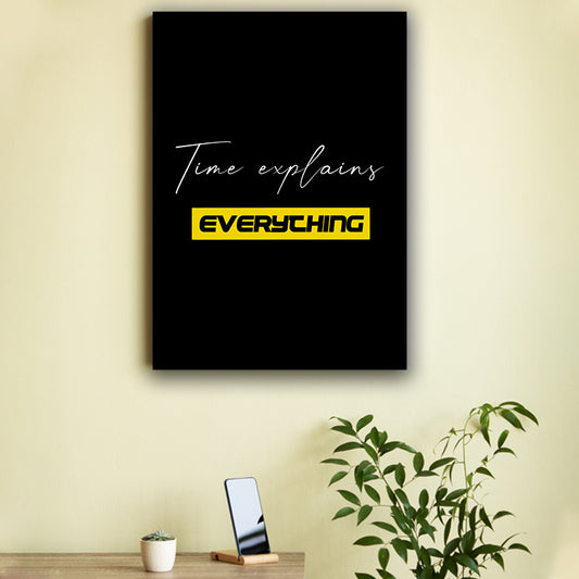 Time Explains Everything Poster