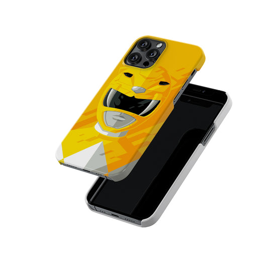 Yellow Mighty Morphin Power Ranger Slim Hard Case