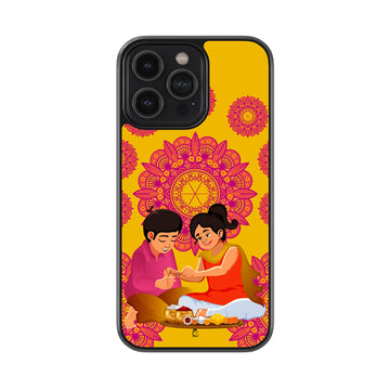 Rakhi Rituals Glossy Metal Case