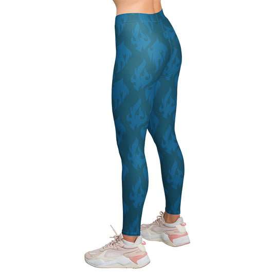 Blue Blast High Waist Leggings