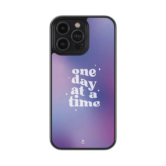 One Day At A Time Glossy Metal Case