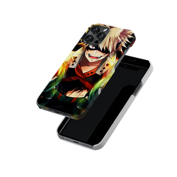 Laughing katsuki bakugo Slim Hard Case