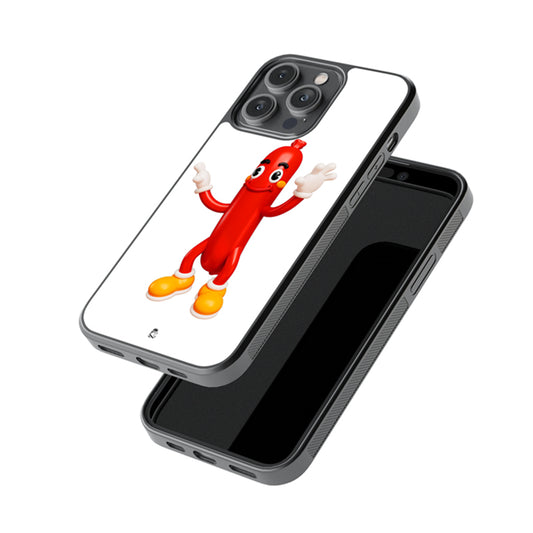 Dancing Red Banana Glossy Metal Case