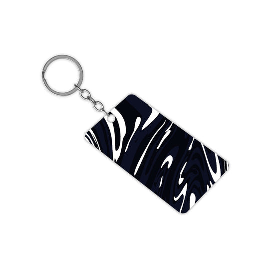 Black Fluid Keychain