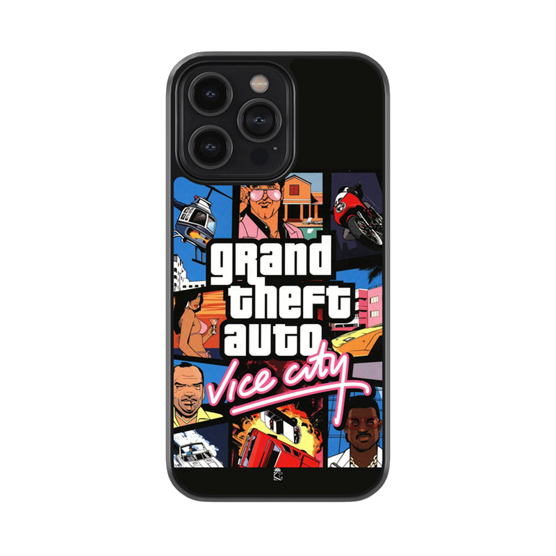 Grand Theft Auto Vice City Glossy Metal Case